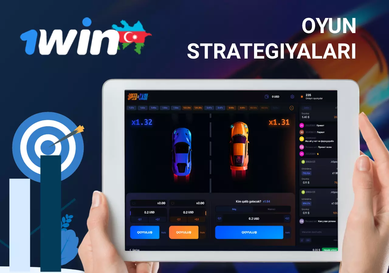 1Win-də Speed&Cash oynamaq üçün strategiyalar